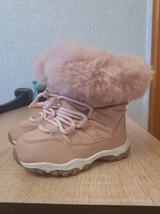 Зимові черевики/чоботи/сапоги для дівчинки Next розмір 22