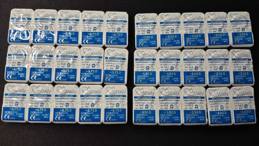 Soczewki FitView -3,75 oraz -3,5 - po 15 sztuk