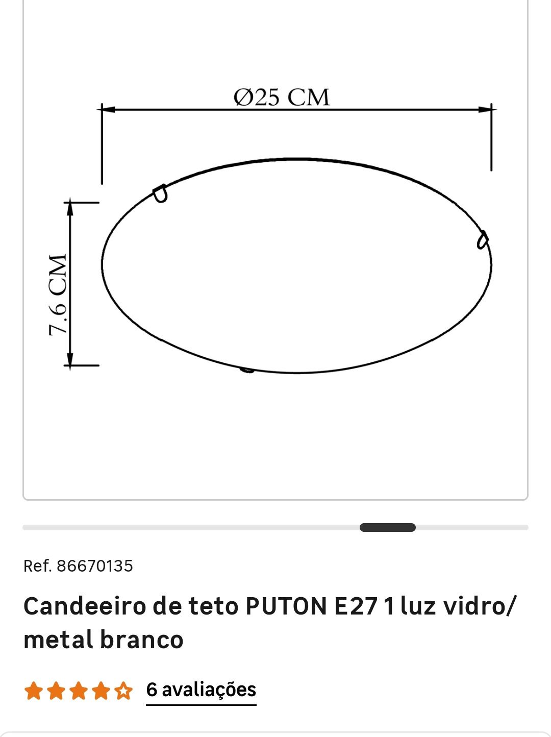 Candeeiros de teto de casa de banho/WC