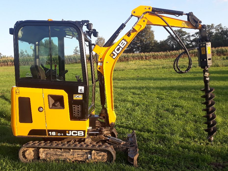 Koparka, usługi mini koparką WIERTNICA minikoparka Kraków, Zabierzów