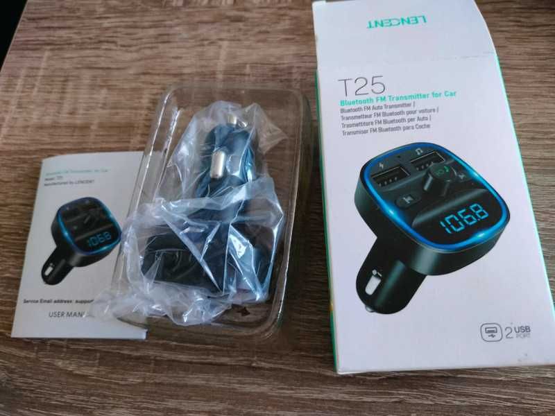 Transmiter bluetooth FM for car T25