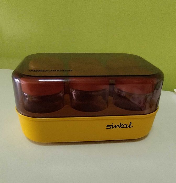 Iogurteira vintage 6 copos sinkal (Nova)