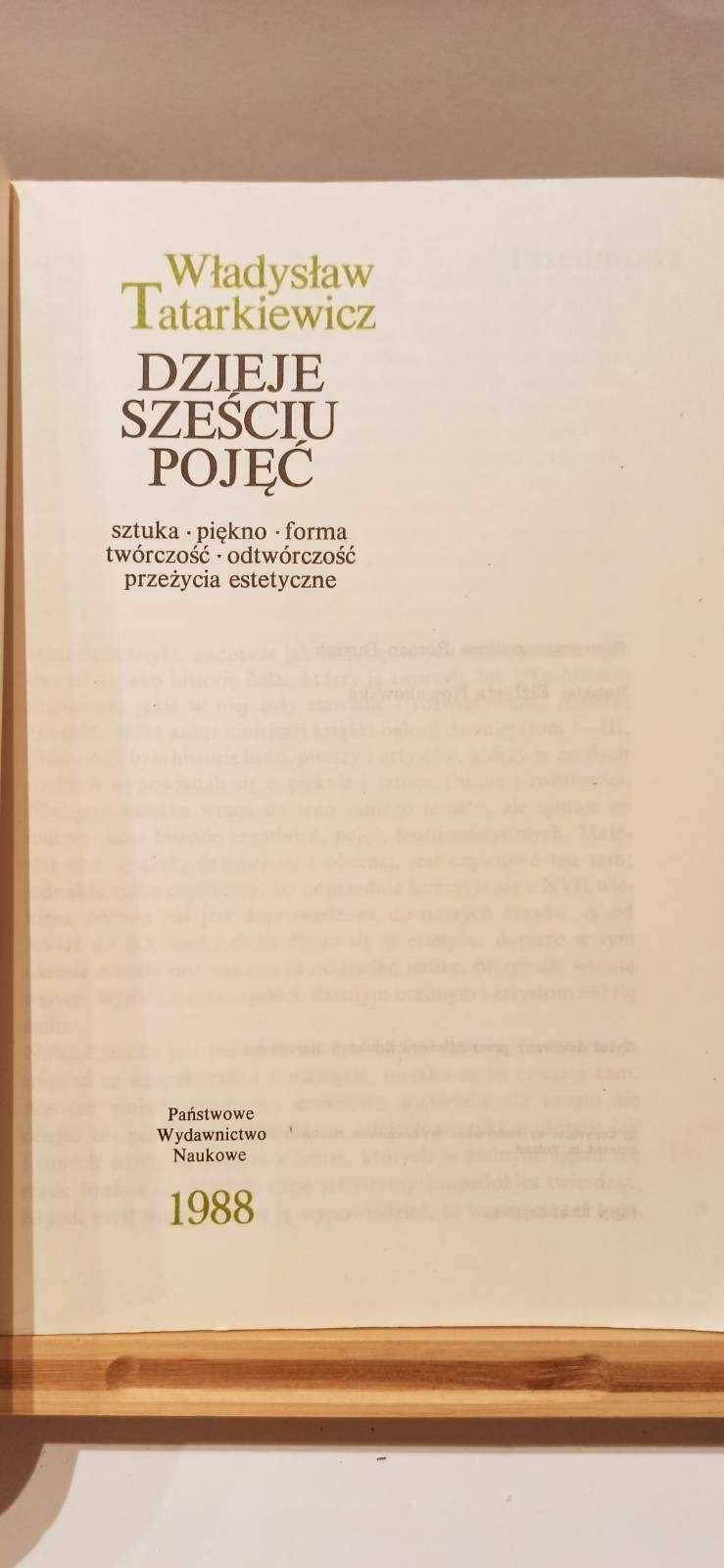 Dzieje Sześciu Pojęć / Władysław Tatarkiewicz