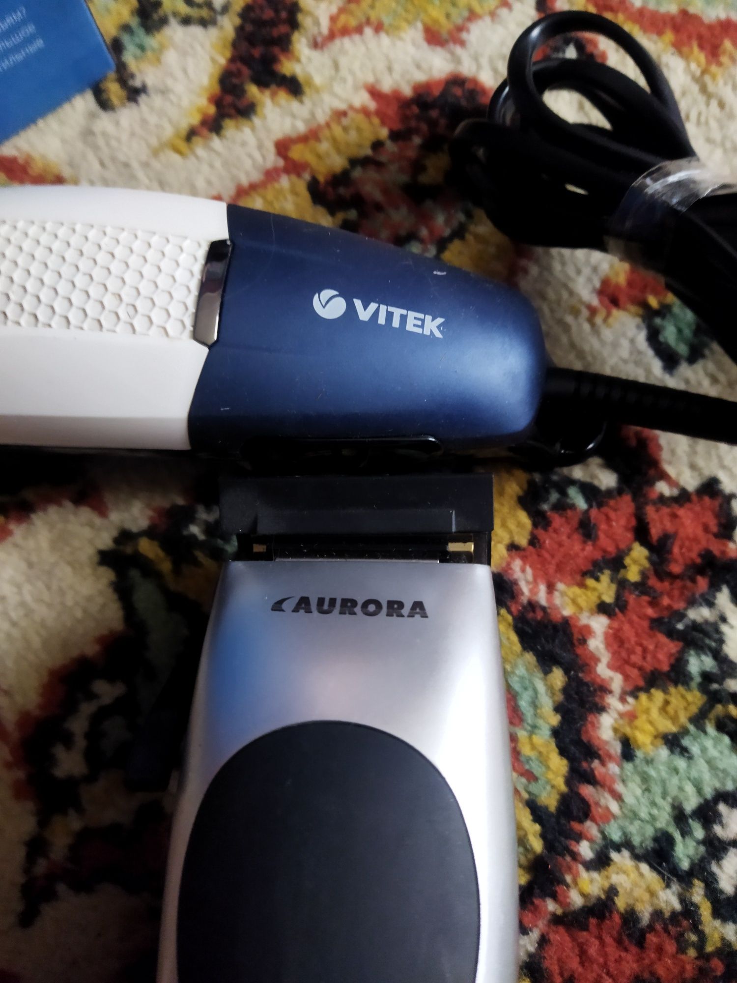 Машинки для стрижки волос vitek и aurora