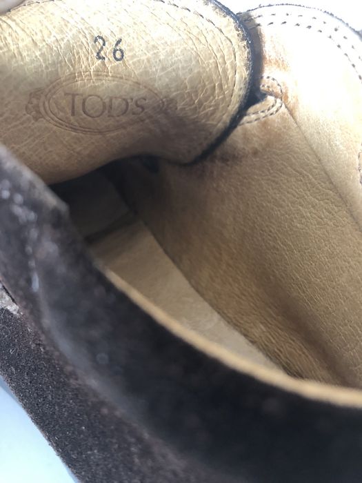 Botas Tod’s. tamanho 26, como novas.