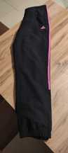 Spodnie dresowe Adidas damskie ocieplane