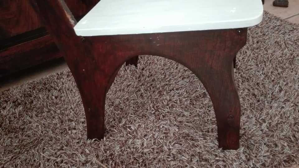 Krzesełko dziecięce taboret PRL Vintage lata 70-te