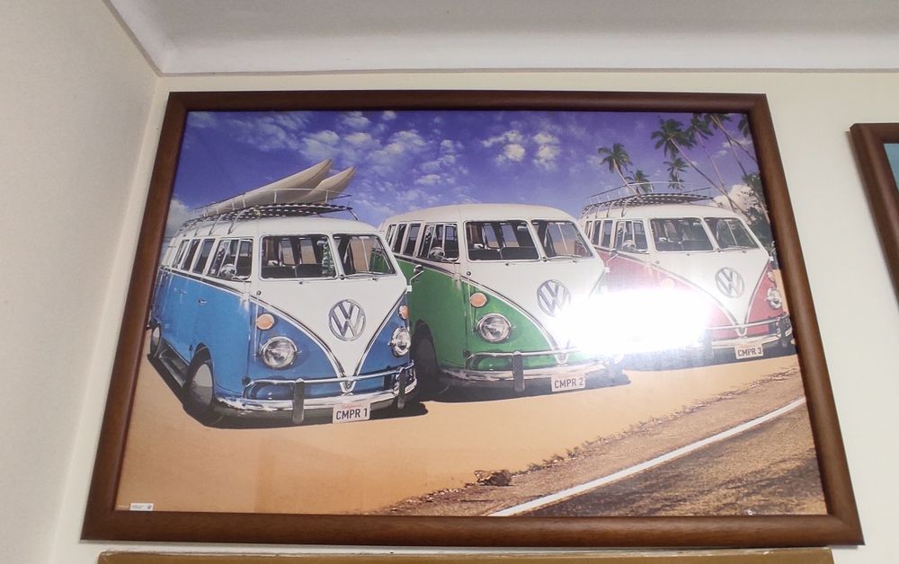 6 Quadros Carrinha Pão de Forma