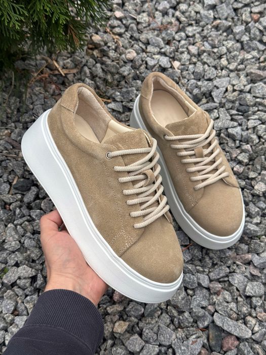 Жіночі замшеві кеди 37-24 см