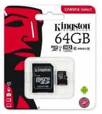 Karta pamięci SDHC Kingston ALL52 64 GB +Adapter Canvas Select Plus
