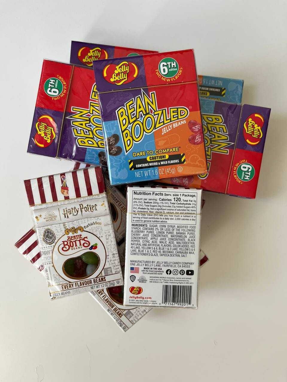 Набір цукерок Jelly Belly Bean Boozled 6 та Bertie Bott's Harry Potter