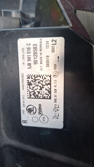 Reflektor przedni Valeo do Rapid-Led: