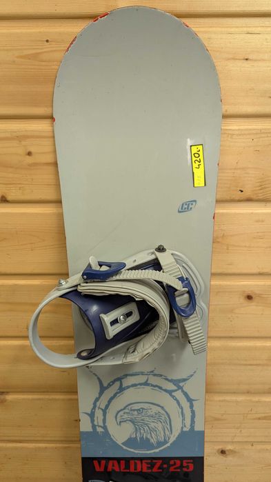 Deska snowboardowa CRAZY CREEK VALDEZ 125 cm + wiązania (617)