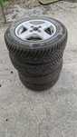Opony wielosezonowe z felgami R13 175/70 VW Polo 6n