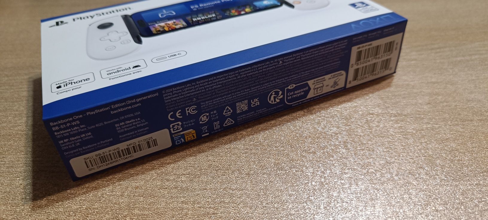 Геймпад Backbone Playstation edition USB-C (Android/IPhone)