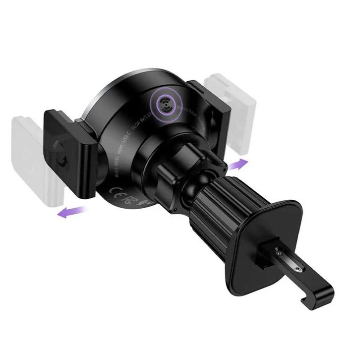 MagSafe тримач Hoco HW35 магнітний з бездротовою зарядкою у дефлектор