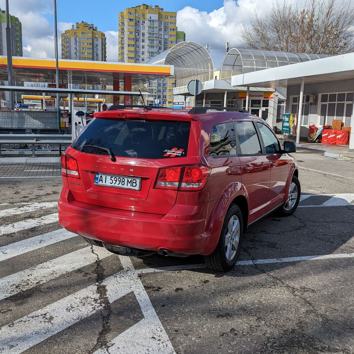 Dodge Journey 2013, 2.4L, червоний