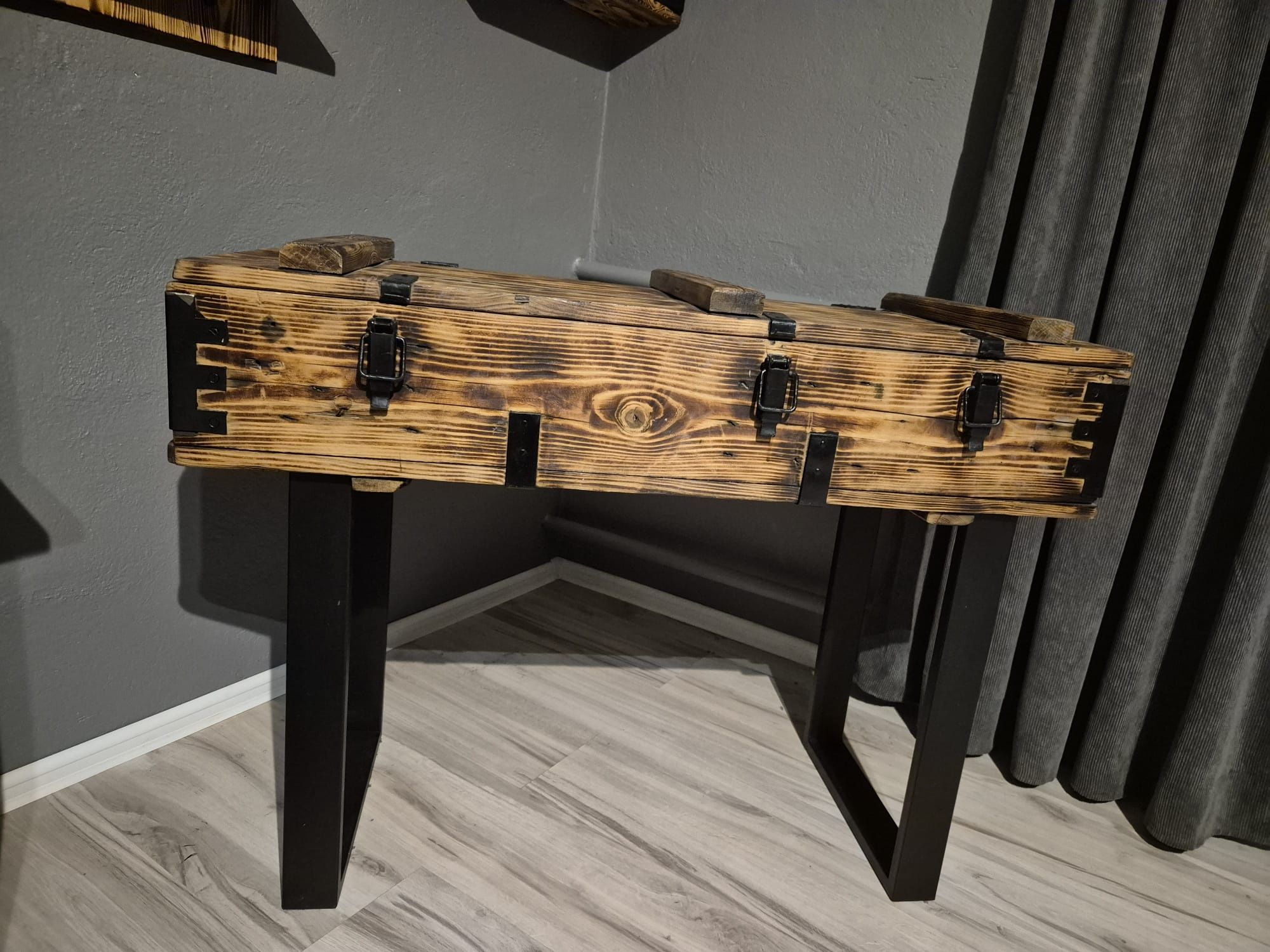 toaletka stolik konsola loft