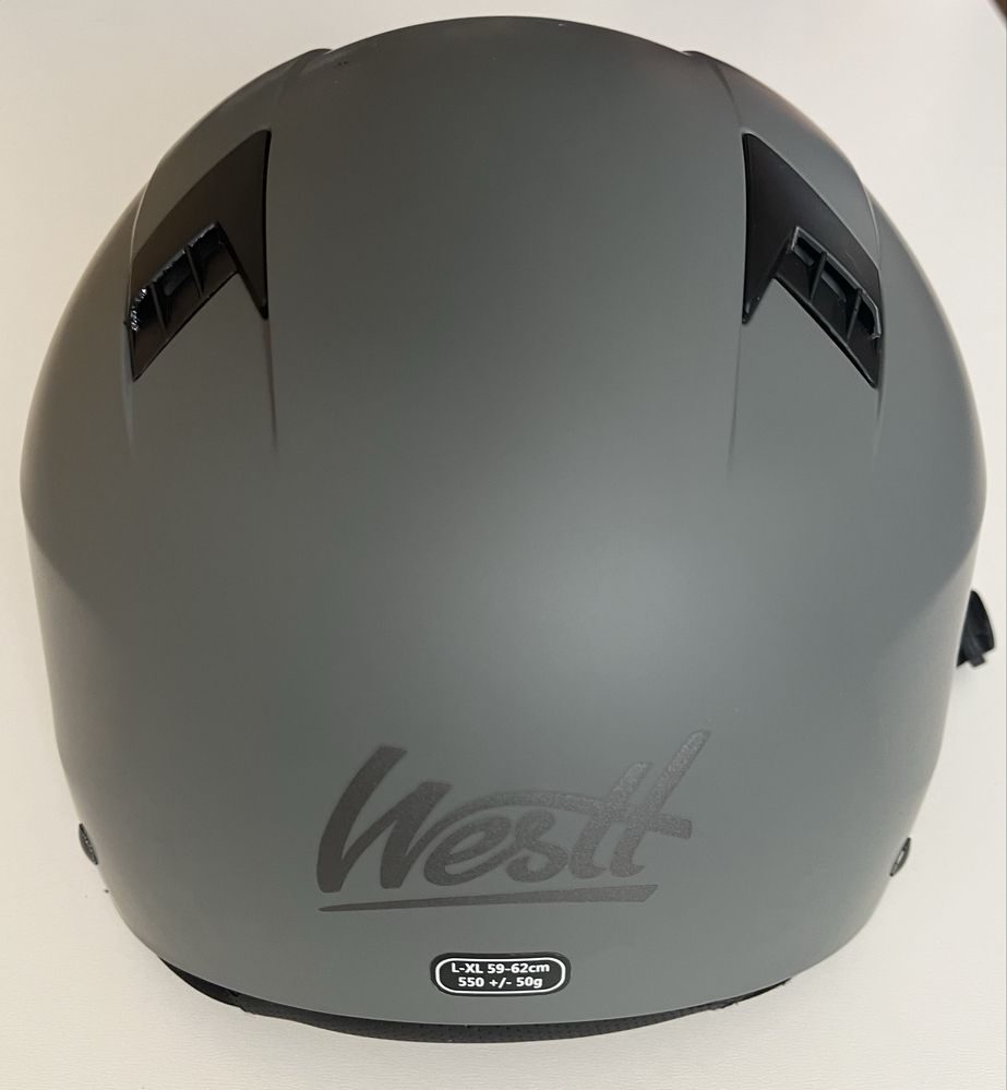 Westt Escape kask sportowy szary L-XL 59-62cm z daszkiem