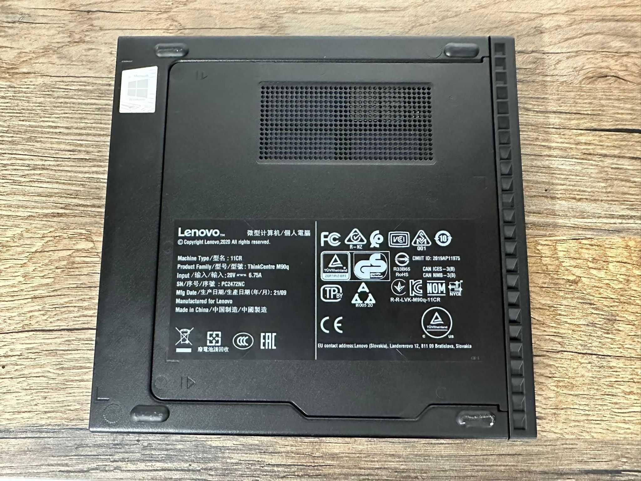 Komputer Lenovo ThinkCentre M90q I5-10400/2x8GB/256GB/WIN 11 gwarancja