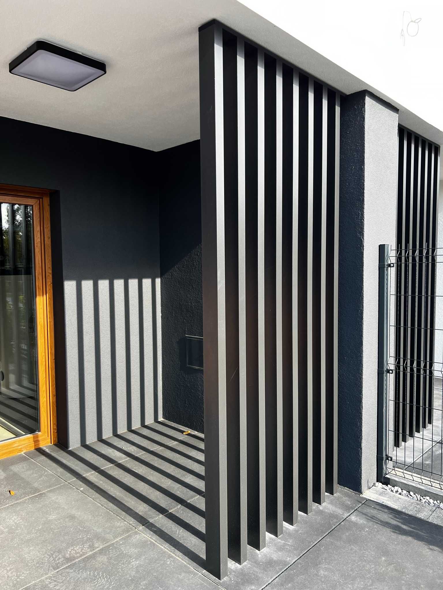 Aluminiowe zabudowy wnęk, ścian, wejść i tarasów