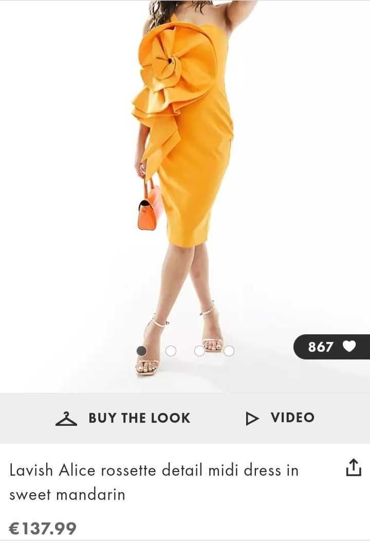Vestido comprado na Asos