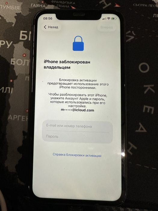 Снятие iPhone с icloud lock/password (востановление)