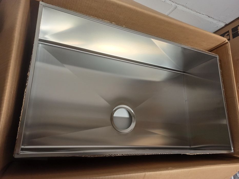 Zlewozmywak stalowy SMEG VSTQ72-2 nowy, uszkodzony