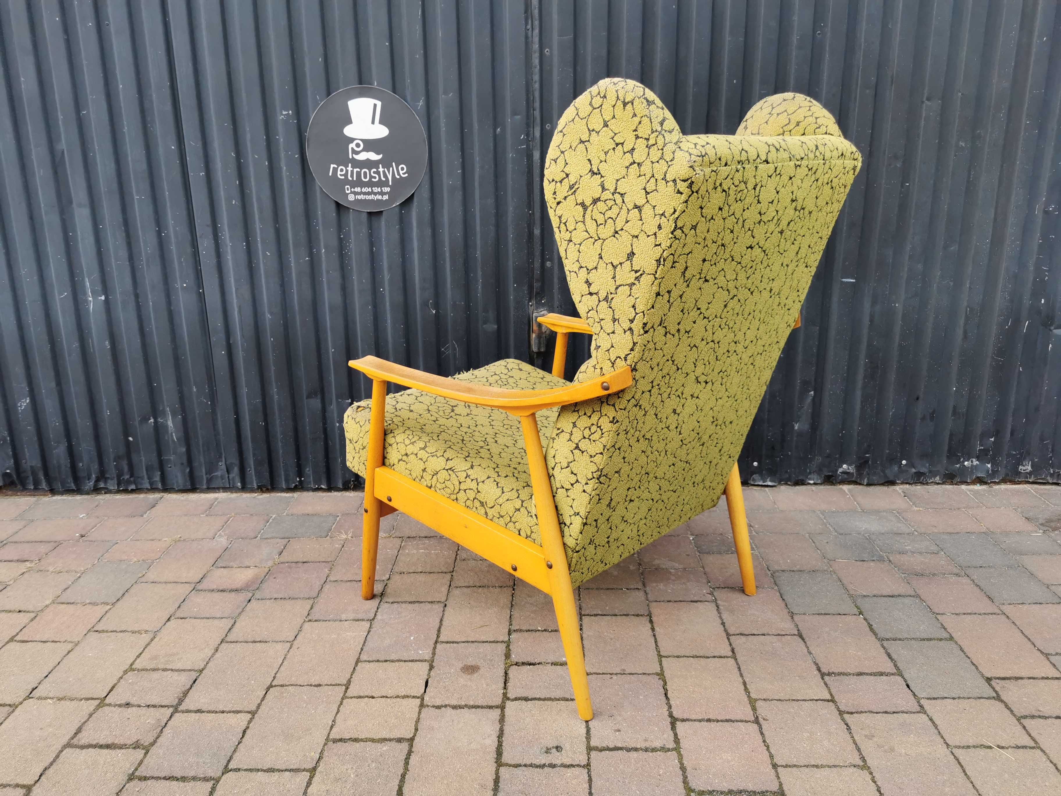 Fotel USZAK, Jitona- Czechosłowacja '60, PRL design, Retro