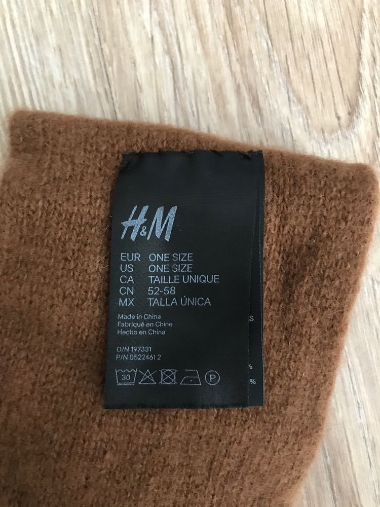 H&M opaska na głowę 100% kaszmir