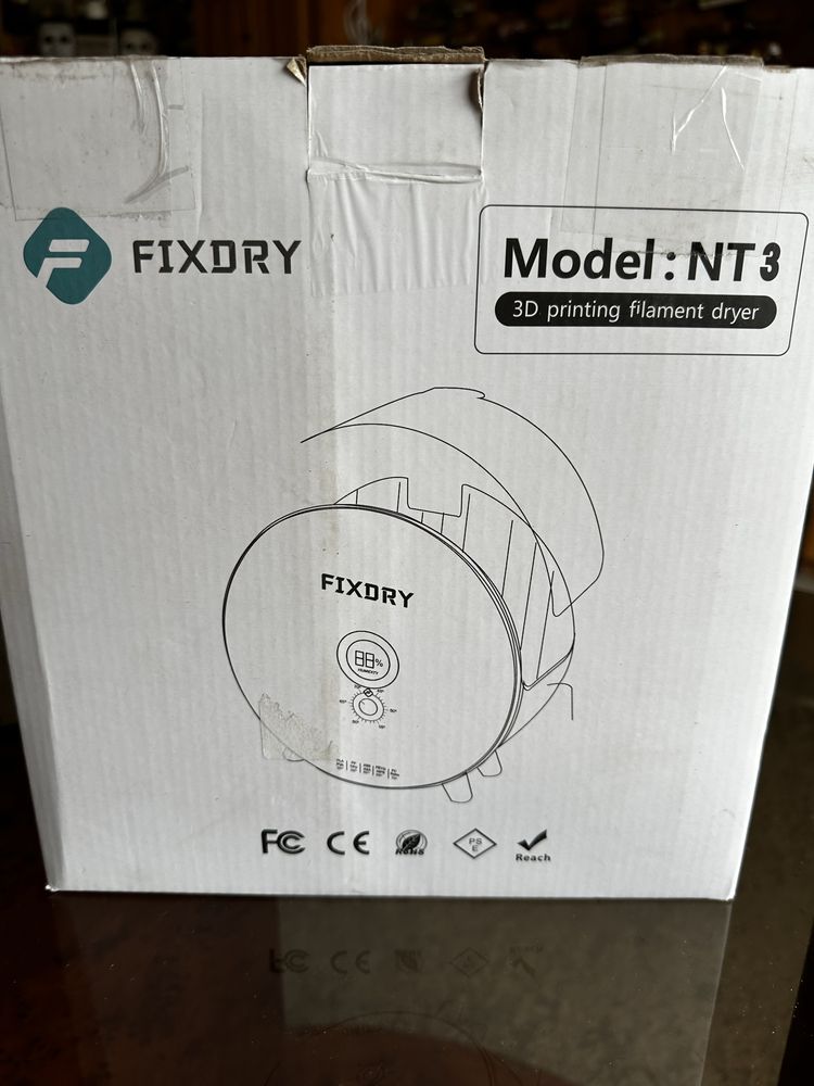 FixDry nt3 сушилка для філамента 3d принтера