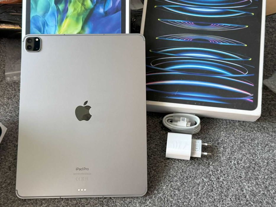 iPad Pro 12.9 13 6 GEN M2 128GB WIFI Cellular LTE 5G Bat100% Gw FV23%