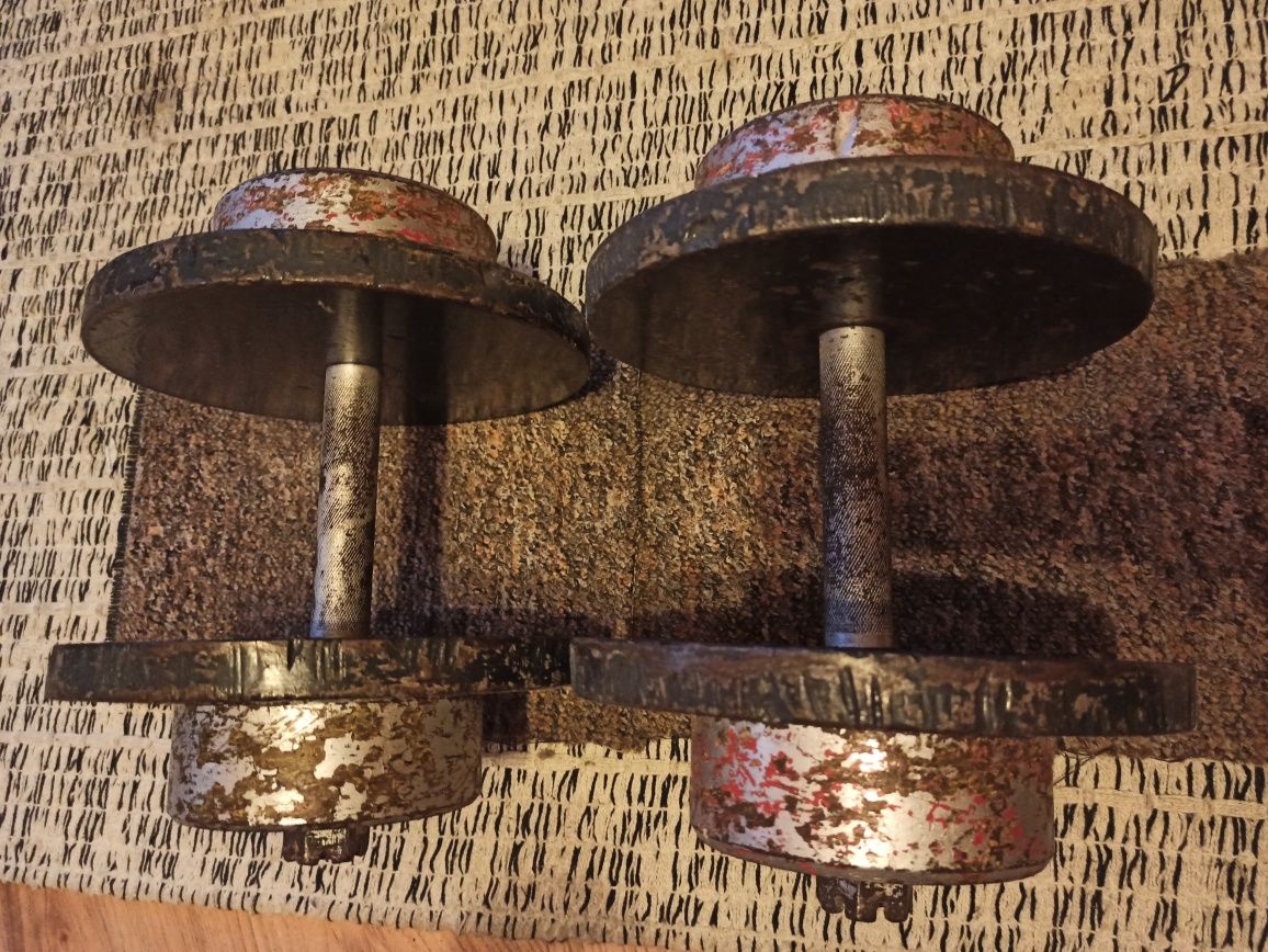 Hantle 2x19kg skręcane
