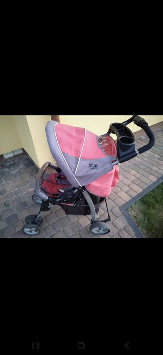 Wózek spacerowy czerwony