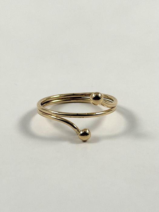 Złoty pierścionek rozmiar 15