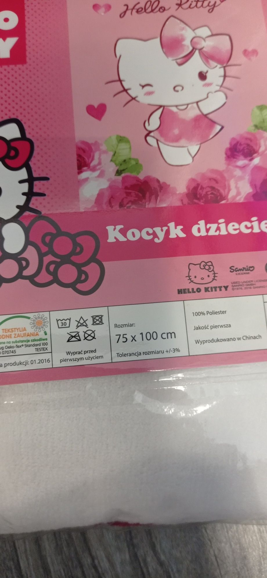 Kocyk hello kitty NOWY