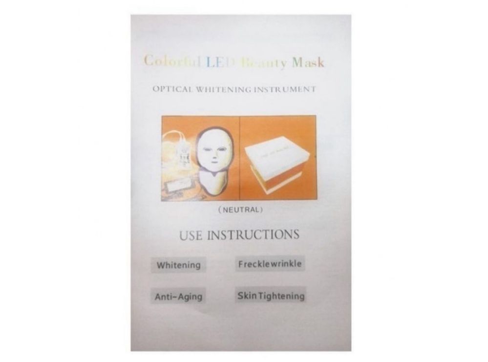Colourful Beauty LED-маска для терапии лица фотодинамическая маска