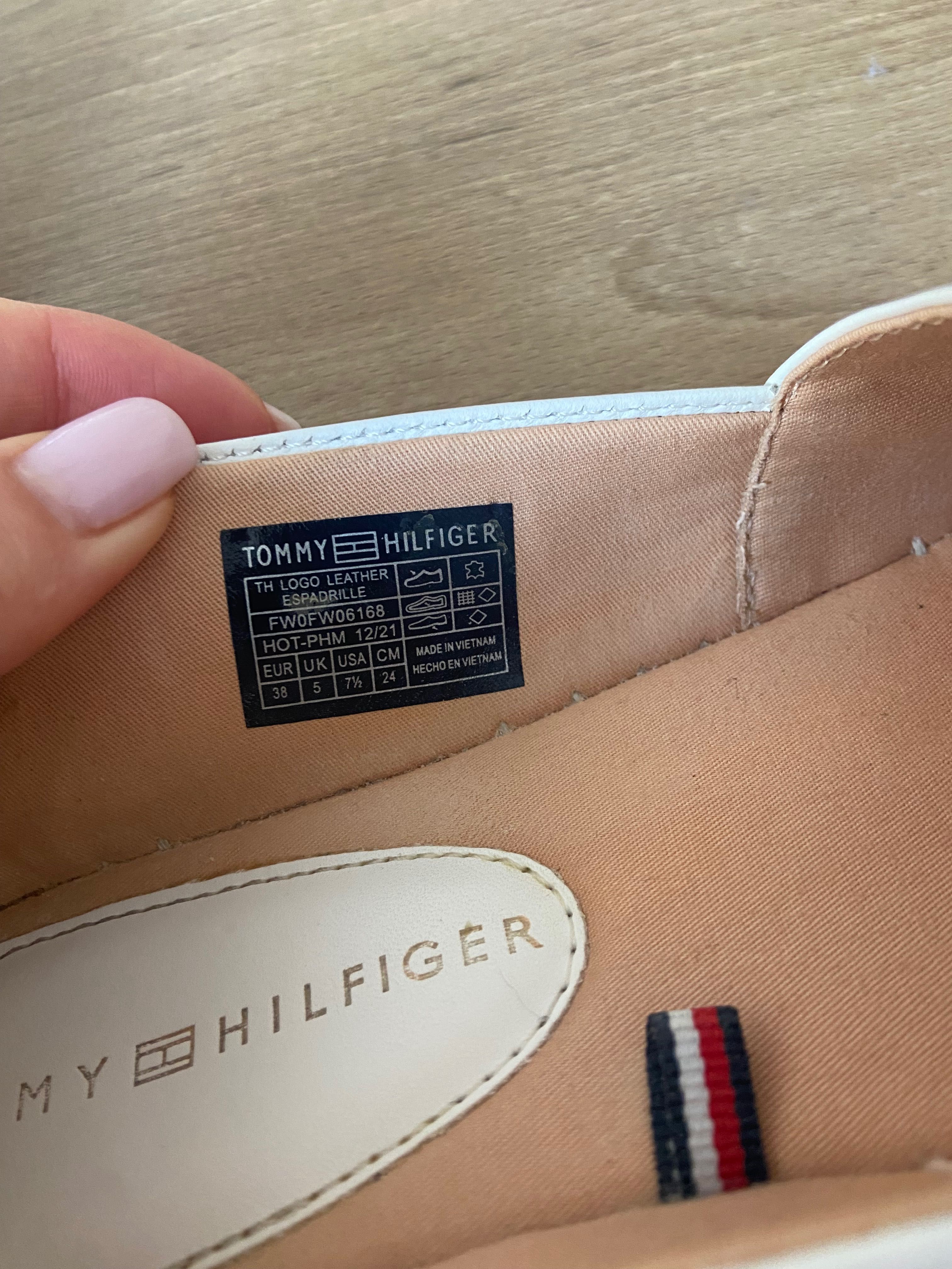 Еспадрилі мокасини Tommy Hilfiger 38 розмір