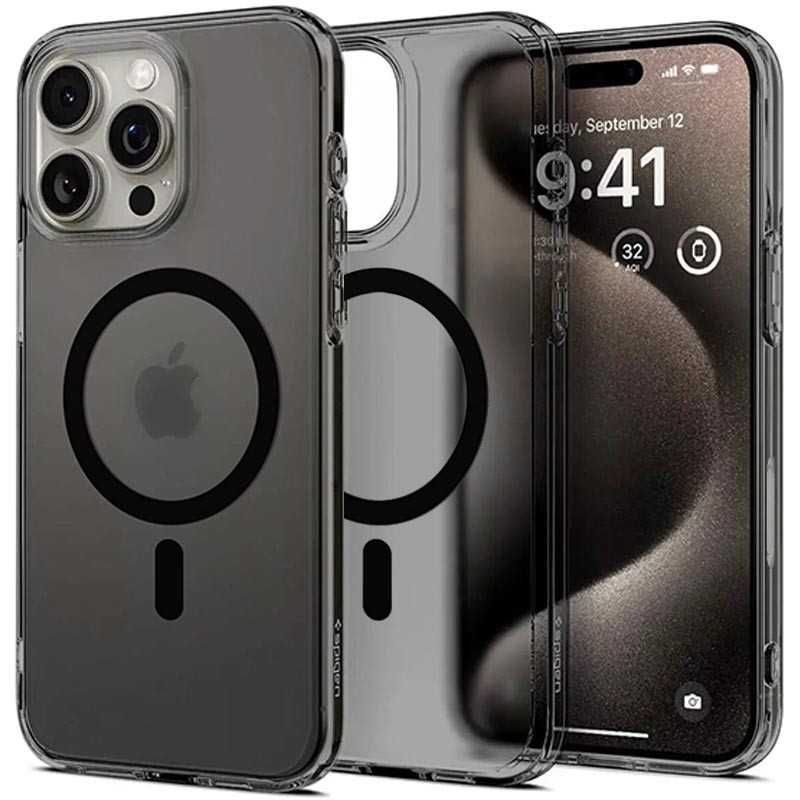 Чохол Spigen Black Matte (MagFit) для Apple iPhone