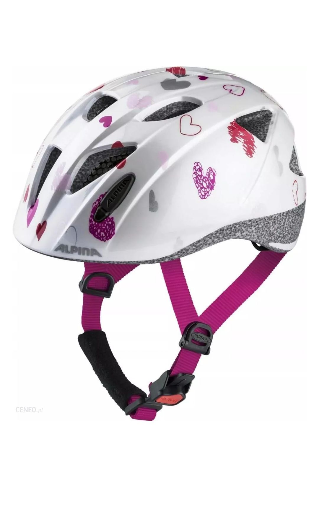 Nowy kask Alpina Ximo White Hearts 45-49 cm