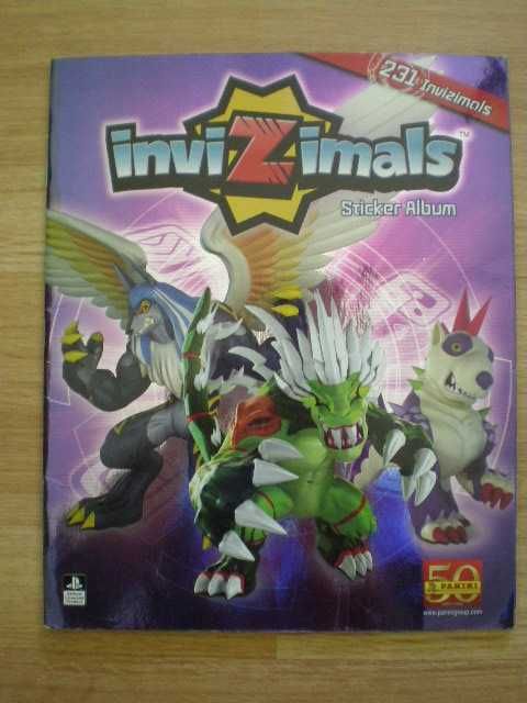 5 cadernetas Invizimals Aviões Ninja Turtles Hannah Montana Invizimals