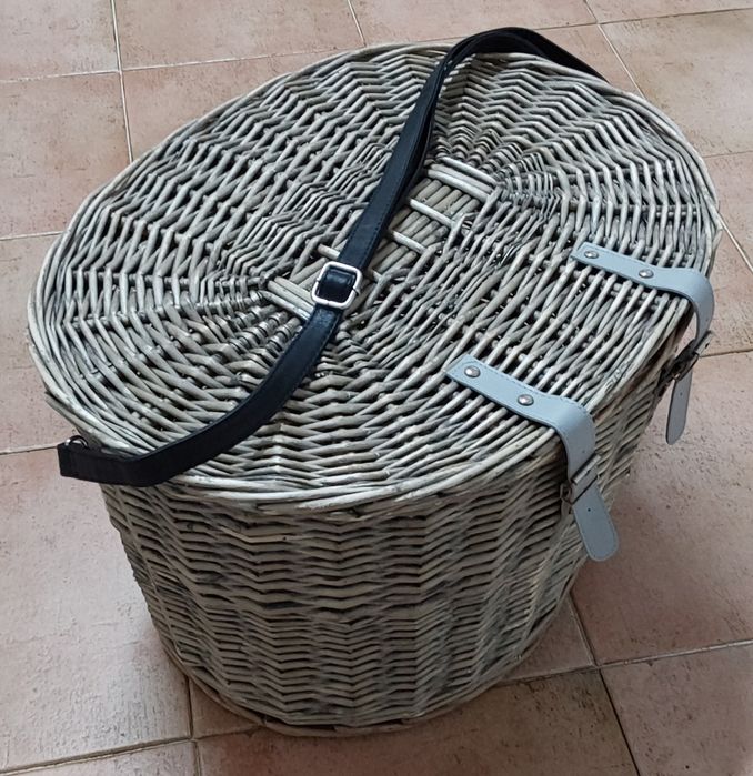 CESTA MULTIUSOS EM VERGA. Casa,Sala,Arrumação,Quintal,Quarto,Lenha.