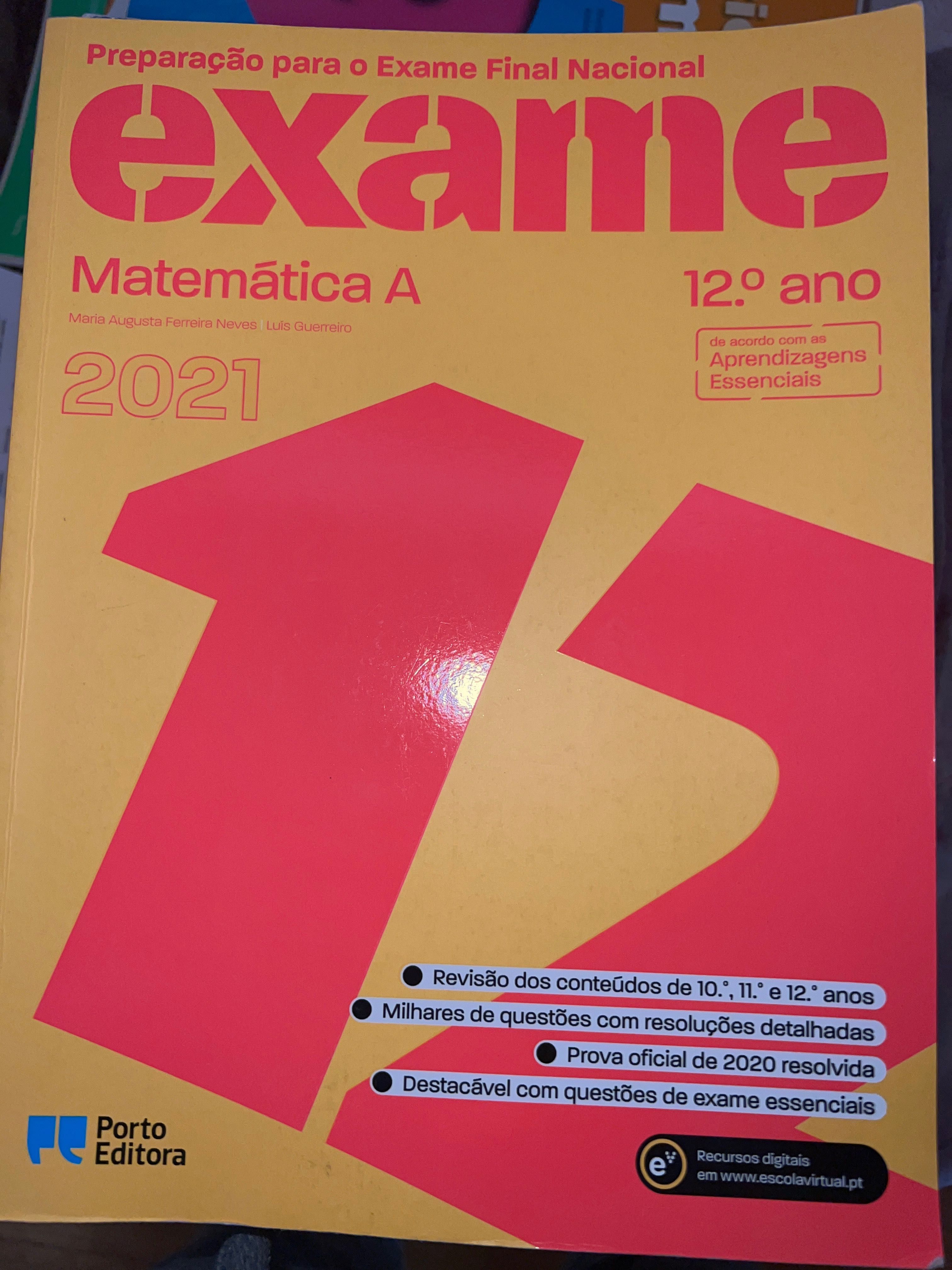 Preparação Para exame final - Matemática A 12 ano