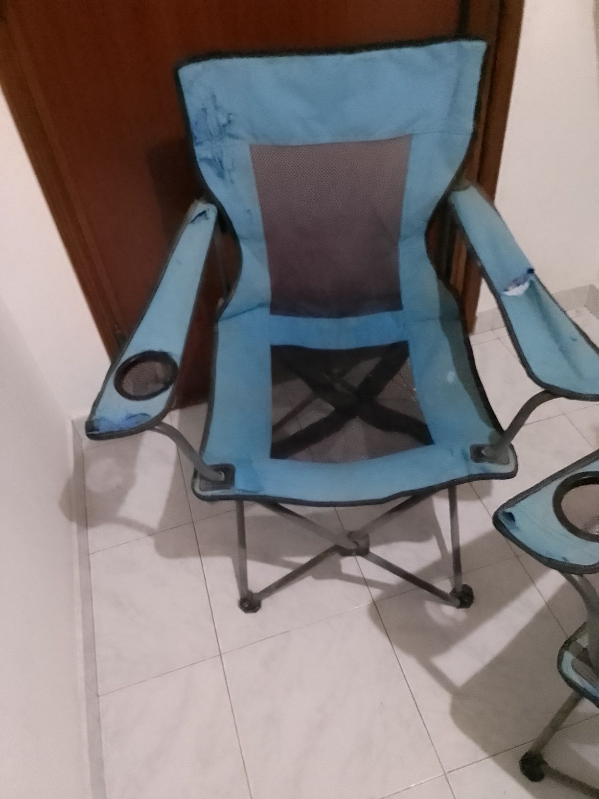 2 cadeiras desdobráveis