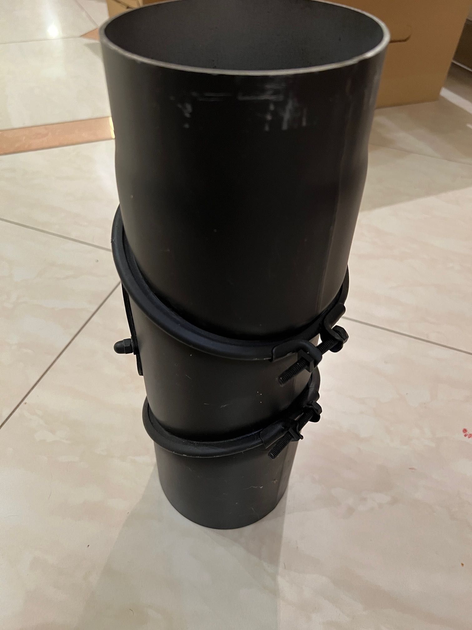Kolano kominowe nastawne 3 segmentowe 120mm