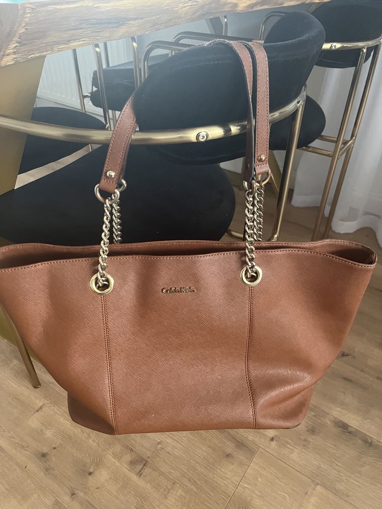 Torebka CK brązowa calvin klein