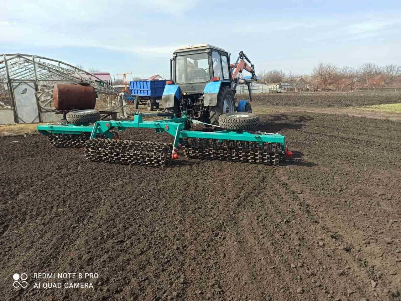 Каток подрібнювач,КП-6( КИ-6) измельчитель рубящий навесной воданаливн