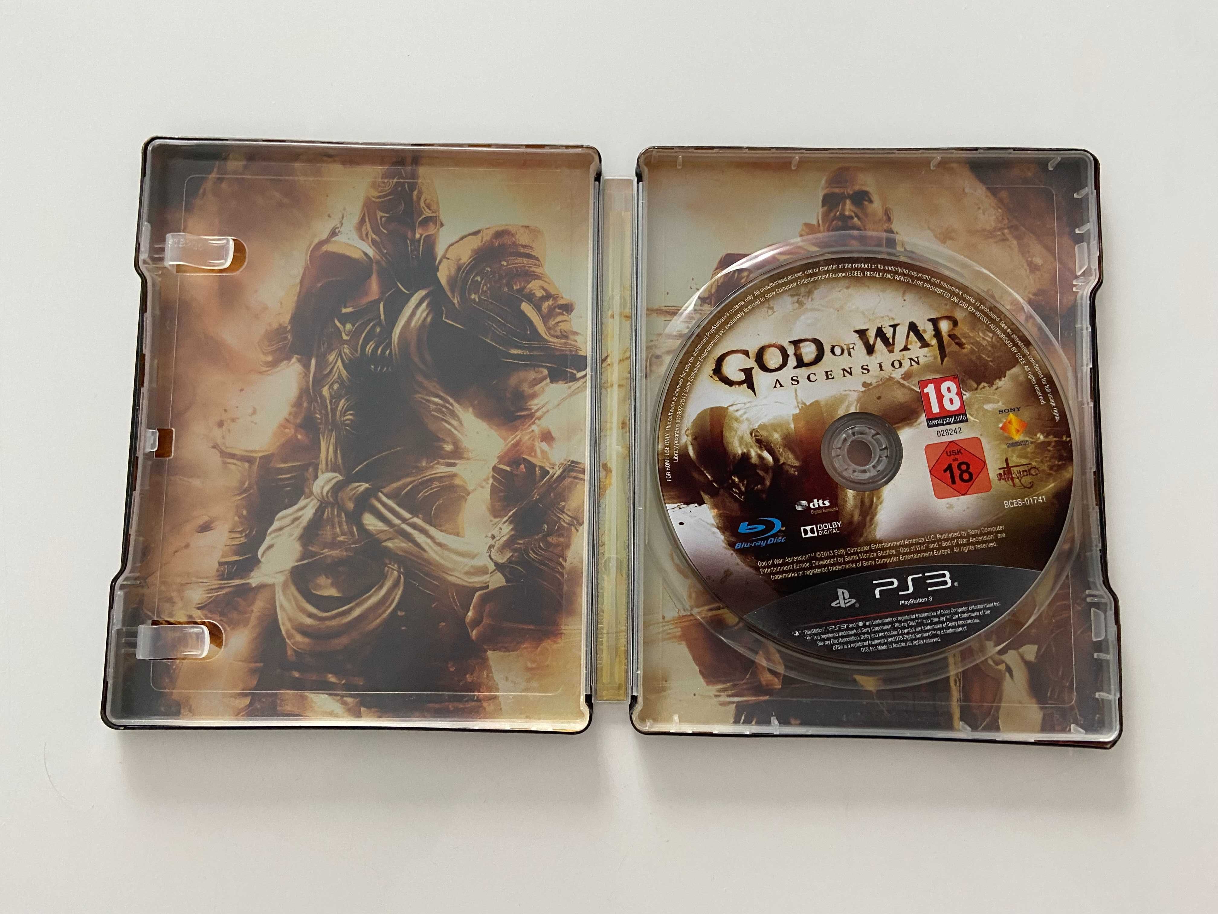God Of War Wstąpienie PS3 Playstation 3 Ascension Steelbook Gra