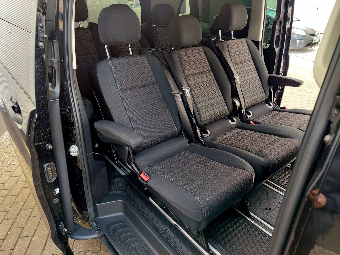 Wynajem busa 7 8 9 osobowego Mercedes Vito Viano hak Renault Trafic