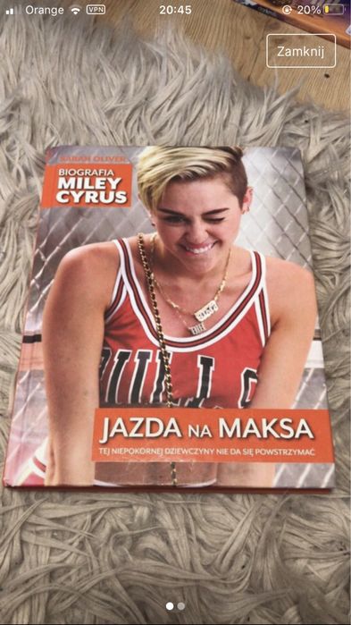 Książka Miley Cyrus biografia